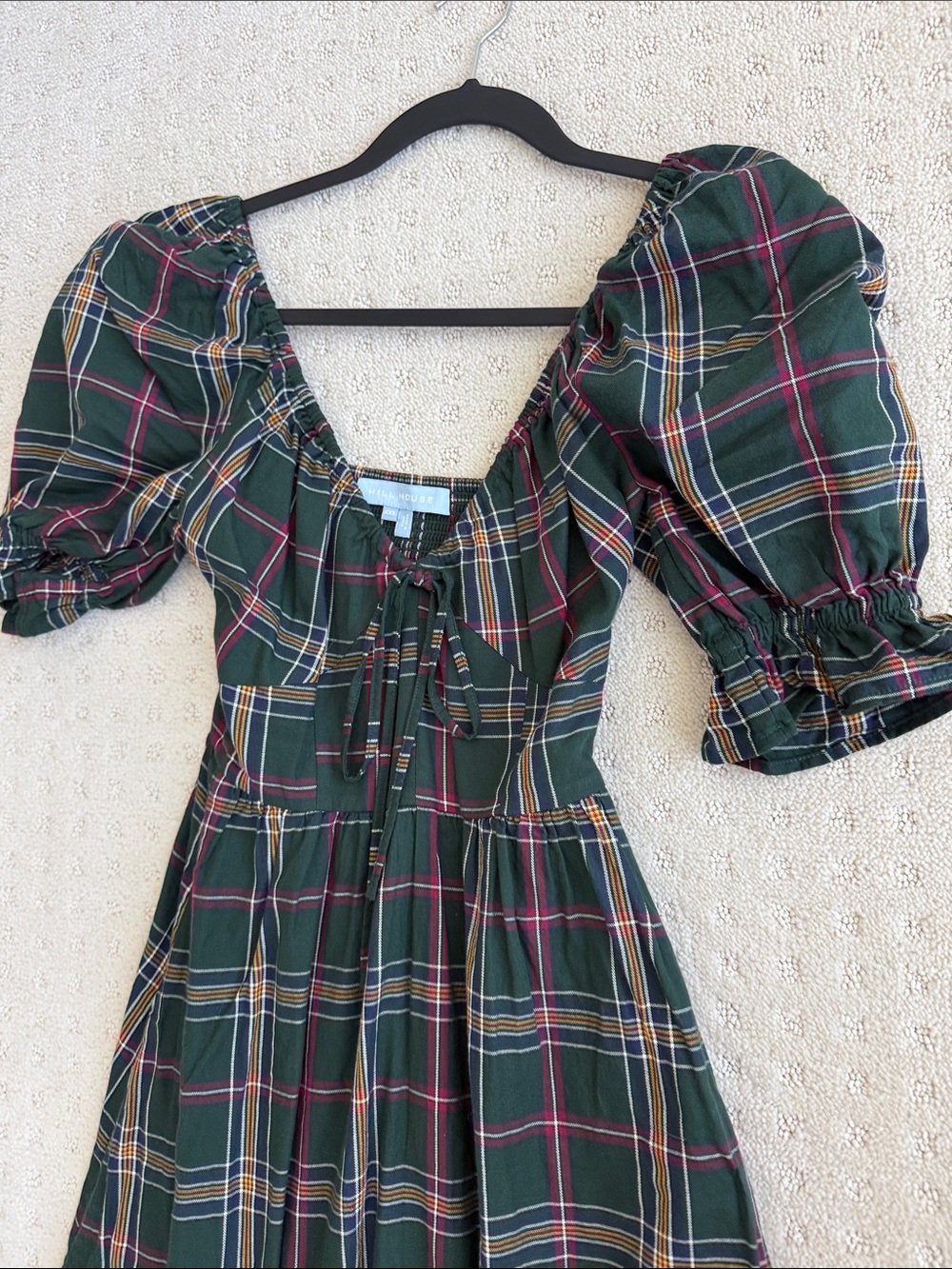HHH Ophelia Dress in Juniper Tartan - Picture 2 of 4